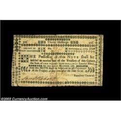 New Hampshire November 3, 1775 30s Fine.