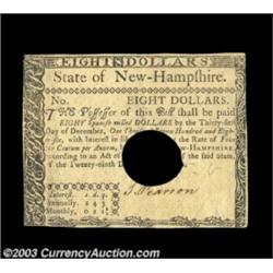 New Hampshire April 29, 1780 $8 Choice About New.