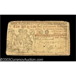 New Jersey April 12, 1757 L6 Choice Fine.