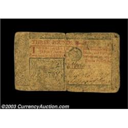 New Jersey November 20, 1757 L3 Fine-Very Fine.