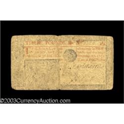 New Jersey November 20, 1757 L3 Choice Fine.
