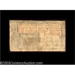 New Jersey April 10, 1759 15s Very Good, Repaired.