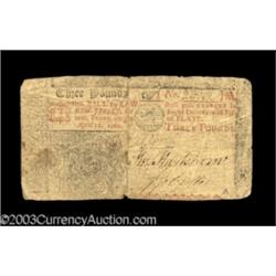 New Jersey April 12, 1760 L3 Choice Fine.