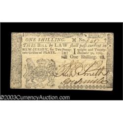 New Jersey December 31, 1763 1s Very Choice New.