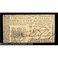 New Jersey December 31, 1763 1s Choice New.