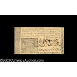 New Jersey December 31, 1763 18d Very Choice New.