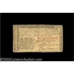 New Jersey February 20, 1776 6s Fine-Very Fine.