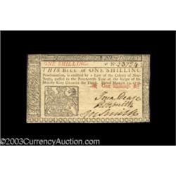 New Jersey March 25, 1776 1s Very Choice New.