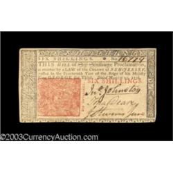 New Jersey March 25, 1776 6s About New.