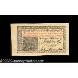 New Jersey March 25, 1776 12s Choice About New.