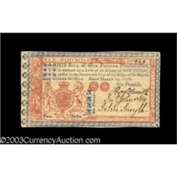 New Jersey March 25, 1776 L6 Choice About New.