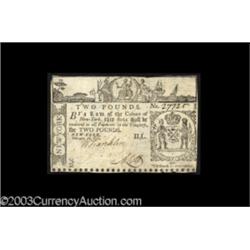 New York February 16, 1771 L2 Very Fine.