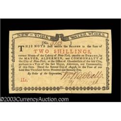 New York August 2, 1775 2s Superb Gem New.