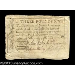 North Carolina December 1771 L3 Extremely Fine.