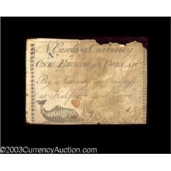 North Carolina April 2, 1776 $1/8 Fine.