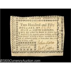 North Carolina May 15, 1779 $250 About New.