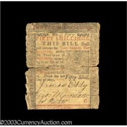 Pennsylvania May 1, 1760 50s Fine.