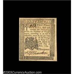 Pennsylvania June 18 1764 3d Very Choice New.