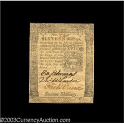 Pennsylvania March 25, 1775 16s Choice About New.