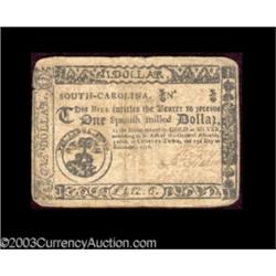 South Carolina December 23, 1776 $1 Fine.