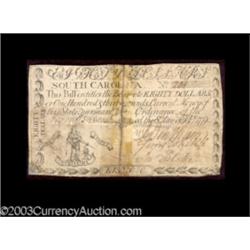 South Carolina February 8, 1779 $80 Fine.