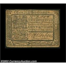 July 17, 1775 10s Very Fine-Extremely Fine.