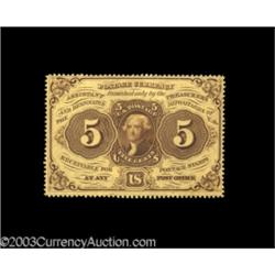 Fr. 1228 5c First Issue Very Choice New.