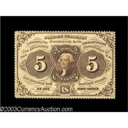 Fr. 1229 5c First Issue Very Choice New.