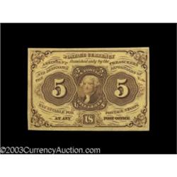 Fr. 1230 5c First Issue Gem New.