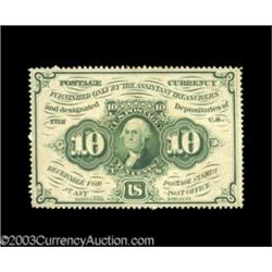 Fr. 1241 10c First Issue Gem New.