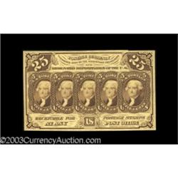 Fr. 1282 25c First Issue Very Choice New.