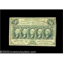 Fr. 1312 50¢ First Issue Very Fine.