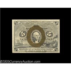 Fr. 1232 5c Second Issue Gem New.