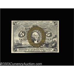 Fr. 1232 5c Second Issue Very Choice New.