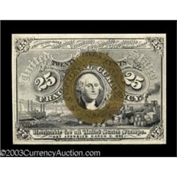 Fr. 1284 25c Second Issue Very Choice New.