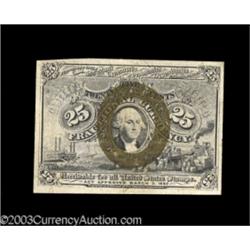 Fr. 1290 25c Second Issue Very Choice New.