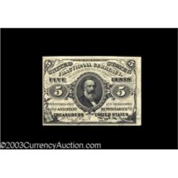 Fr. 1238 5¢ Third Issue Inverted Back Choice About New.