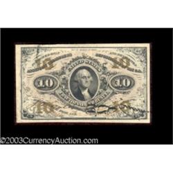 Fr. 1253 10c Third Issue Very Choice New.