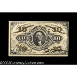 Fr. 1254 10c Third Issue Very Choice New.