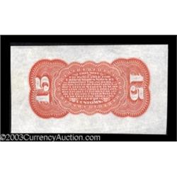 Fr. 1273/5SP 15c Third Issue Wide Margin Red Back About New.