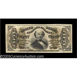 Fr. 1324 50c Third Issue Spinner About New.