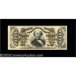 Fr. 1331 50¢ Third Issue Spinner About New.