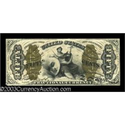 Fr. 1346 50c Third Issue Justice New.