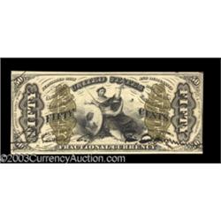 Fr. 1355 50¢ Third Issue Justice Choice About New.