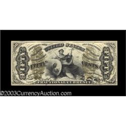 Fr. 1361 50c Third Issue Justice Gem New.