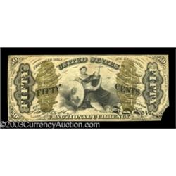 Fr. 1370 50c Third Issue Justice New.