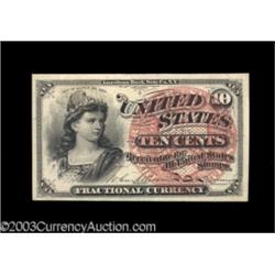 Fr. 1258 10c Fourth Issue Superb Gem New.