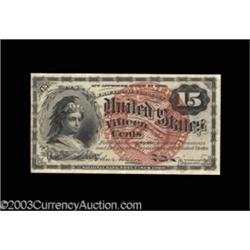 Fr. 1267 Fourth Issue 15¢ About New.