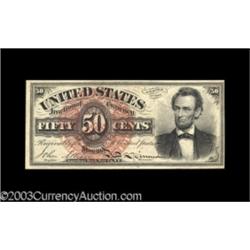 Fr. 1374 50c Fourth Issue Lincoln Very Choice New.
