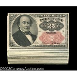 Fr. 1309 25c Fifth Issue Group of Twenty.